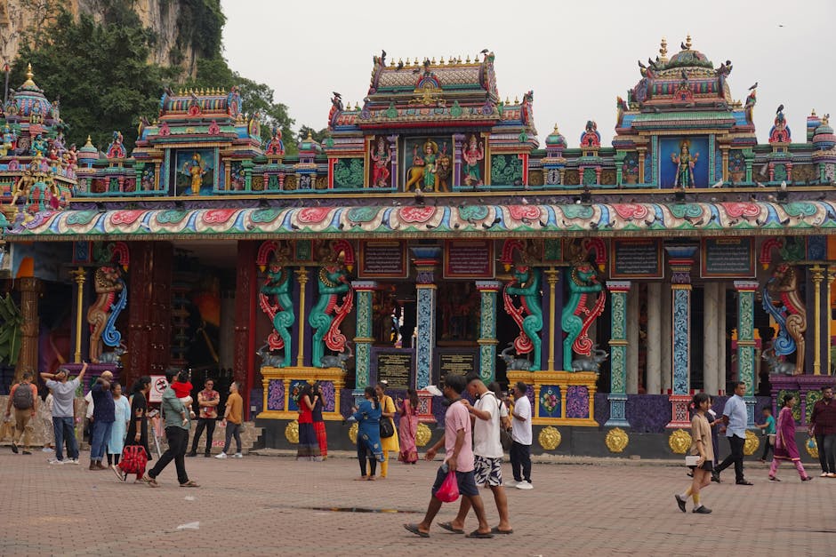 Traditional Malaysian temple showing cultural customs and etiquette practices tourists should follow