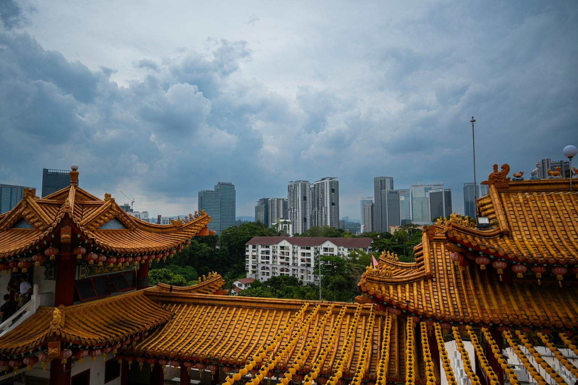 Thean Hou Temple in Kuala Lumpur with ornate Chinese architecture, one of the best temples in Malaysia